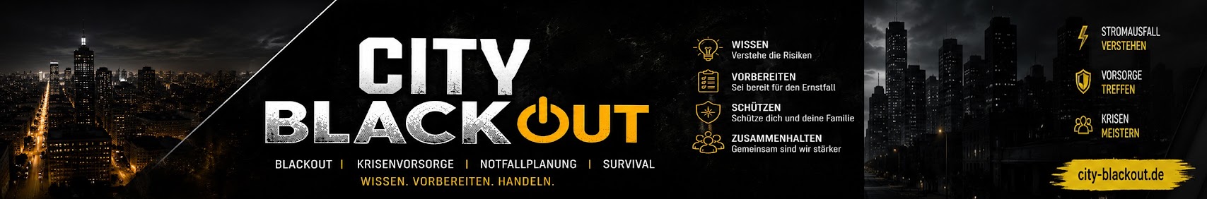 City Blackout – Blackout, Krisenvorsorge, Notfallplanung und Survival