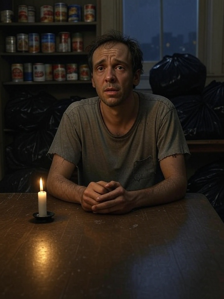 Dunkle Stadt bei Nacht - Blackout